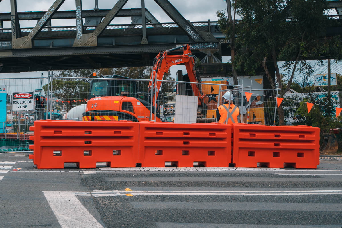 water filled barriers brisbane