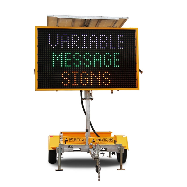 VMS Sign Boards & Variable Message Sign Trailers - Temporary Traffic Control