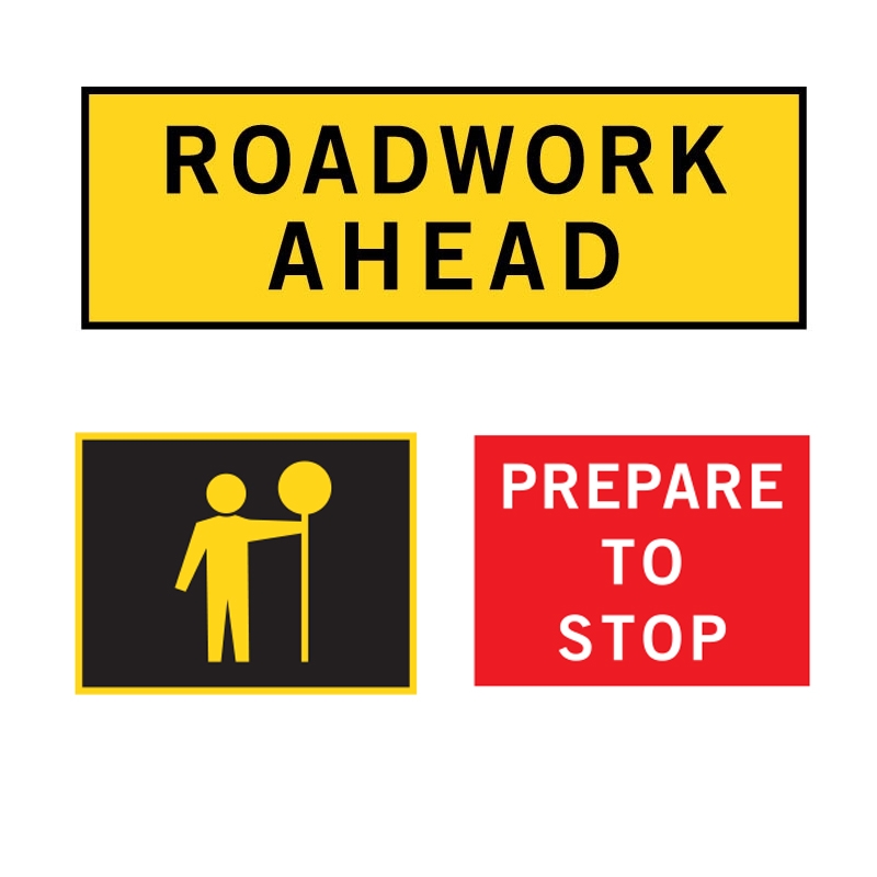 Boxed Edge Signs - Road and Traffic
