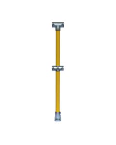 Standard Double Rail 4020-D48 Mid Post - Yellow