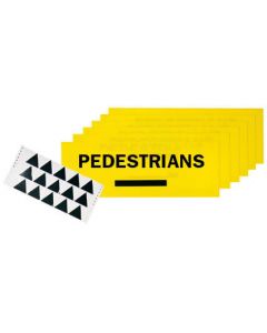Pedestrian Arrow Direction Sign Kit - 600 x 225mm