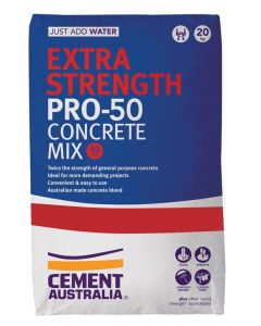 Extra Strength Pro-50 Concrete Mix, 20kg Bag