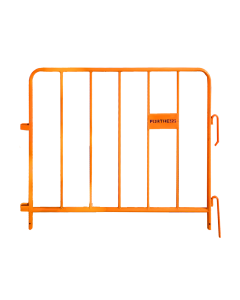 orange crowd control barrier 1.2m x 1.1m