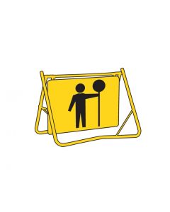 Swing Stand Sign Only - Traffic Controller Class 1 reflective 900 x 600mm