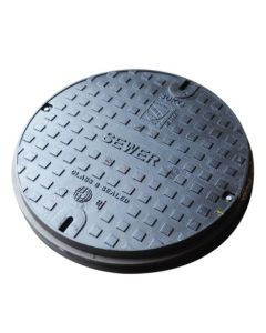 Solid Top Ductile Iron Cover & Steel Frame DN600 “Sewer”