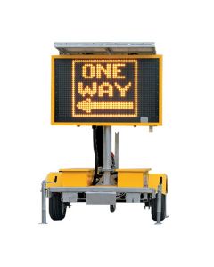 VMS Sign Trailer Amber Color Variable Message 