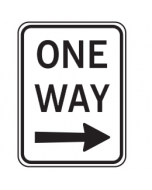  ONE WAY RIGHT ARROW