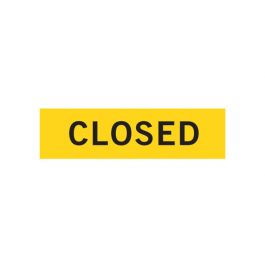 Magnetic Sign - Closed 200 x 800mm | Jaybro