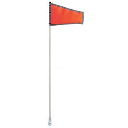 safety flag pole