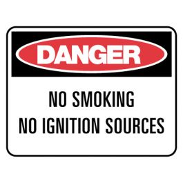 Poly Sign - Danger No Smoking No Ignition 600 X 450 Mm | Jaybro