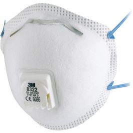 3M P2 Disposable Respirator with Valve, Box of 10 | Jaybro