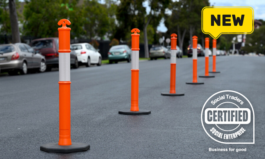 Embracing Sustainability: Introducing OC Eco T-Top Traffic Bollards 