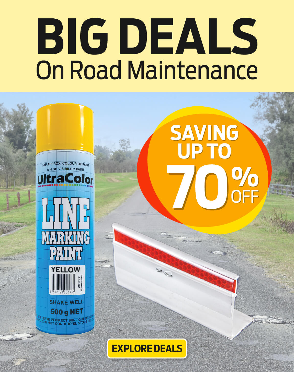 AU Road Maintenance Sale - AU Mobile Banner