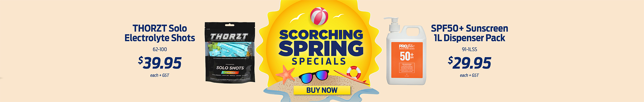 AU Scorching Spring Sale - Desktop Banner